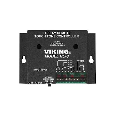 Viking Electronics CONTROLLER REMOTE THREE RELAY, FOR ANY TOUCH TONE PHONE, 120VAC 122271
